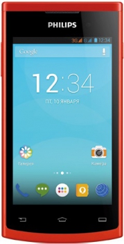 Philips S308 Xenium Dual Sim Red